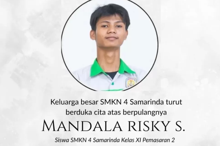 Innalillahi! Begini Mandala Rizky Syahputra Siswa SMKN 4 Samarinda Meninggal Dunia, Diduga Karena Infeksi Kaki