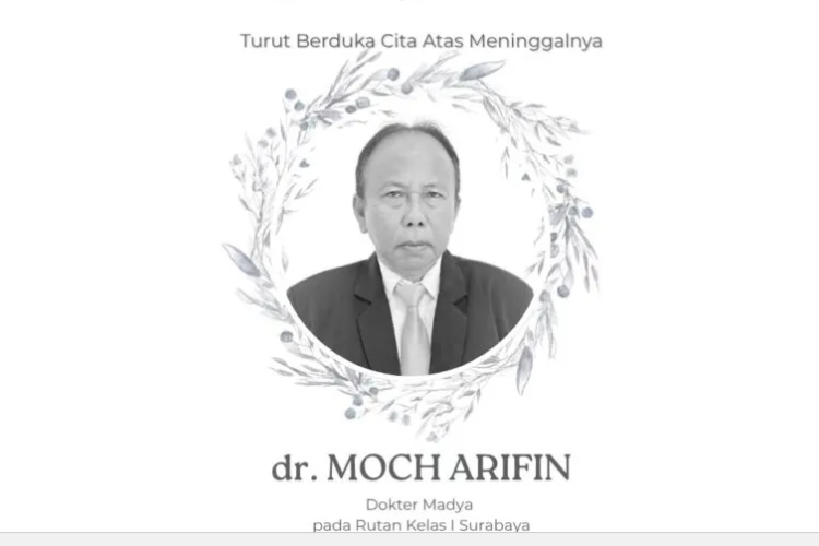 Innalillahi! Kepala Rutan Surabaya Dr. Moch Arifin Meninggal Dunia, Jajaran Pengurus Hingga Warga Binaan Beri Penghormatan Terakhir