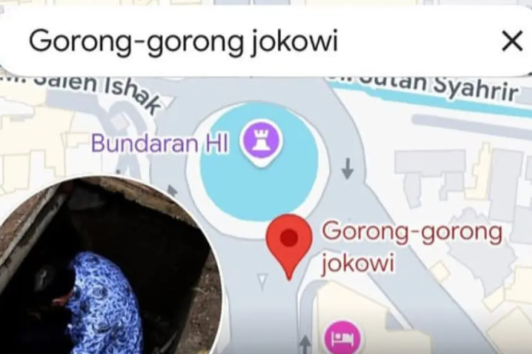 Muncul Lokasi Bernama 'Gorong-Gorong Jokowi' di Google Maps, Sontak Tuai Beragam Komentar dari Warganet